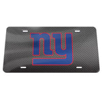 Wholesale-New York Giants CARBON Acrylic Classic License Plates