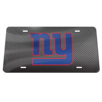 Wholesale-New York Giants CARBON Acrylic Classic License Plates