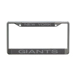 Wholesale-New York Giants CARBON Lic Plt Frame S/L Printed