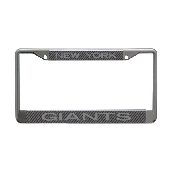 Wholesale-New York Giants CARBON Lic Plt Frame S/L Printed