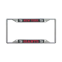 Wholesale-New York Giants CARBON Lic Plt Frame S/S Printed