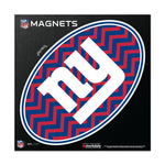 Wholesale-New York Giants CHEVRON Outdoor Magnets 6" x 6"