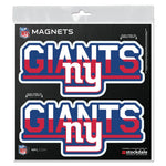 Wholesale-New York Giants COLOR DUO Outdoor Magnets 6" x 6"