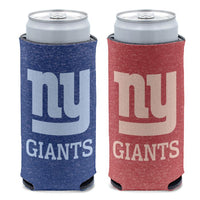 Wholesale-New York Giants COLORED HEATHER 12 oz Slim Can Cooler