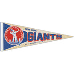 Wholesale-New York Giants / Classic Logo RETRO Premium Pennant 12" x 30"