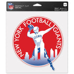 Wholesale-New York Giants / Classic Logo Retro Perfect Cut Color Decal 8" x 8"