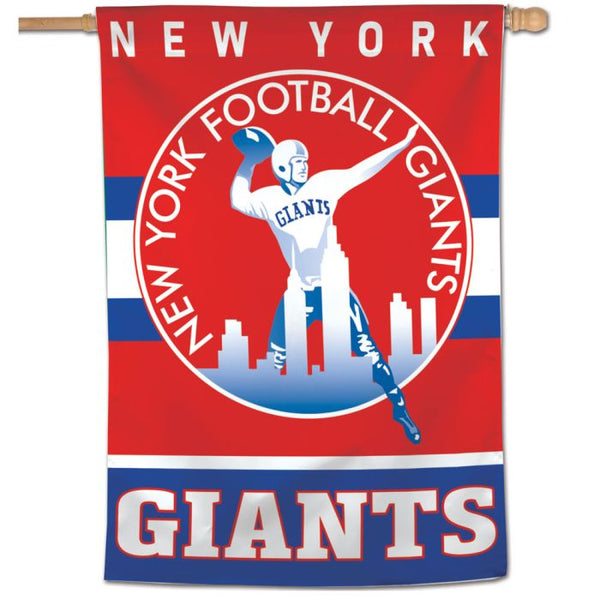 Wholesale-New York Giants / Classic Logo Retro Vertical Flag 28" x 40"