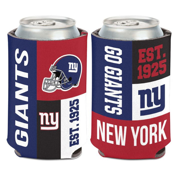 Wholesale-New York Giants Color Block Can Cooler 12 oz.