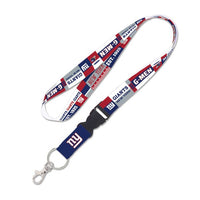 Wholesale-New York Giants Color Block Lanyard w/detachable buckle 1"