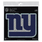 Wholesale-New York Giants Decal Glitter 6" x 6"