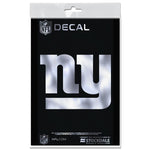 Wholesale-New York Giants Decal Metallic 3" x 5"