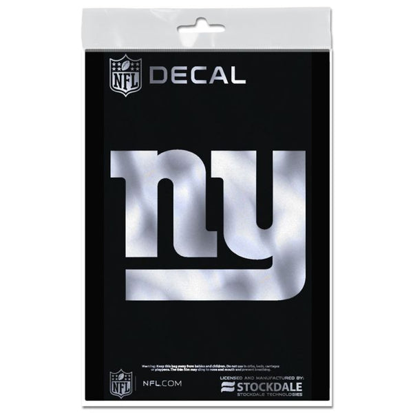 Wholesale-New York Giants Decal Metallic 3" x 5"