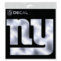 Wholesale-New York Giants Decal Metallic 6" x 6"