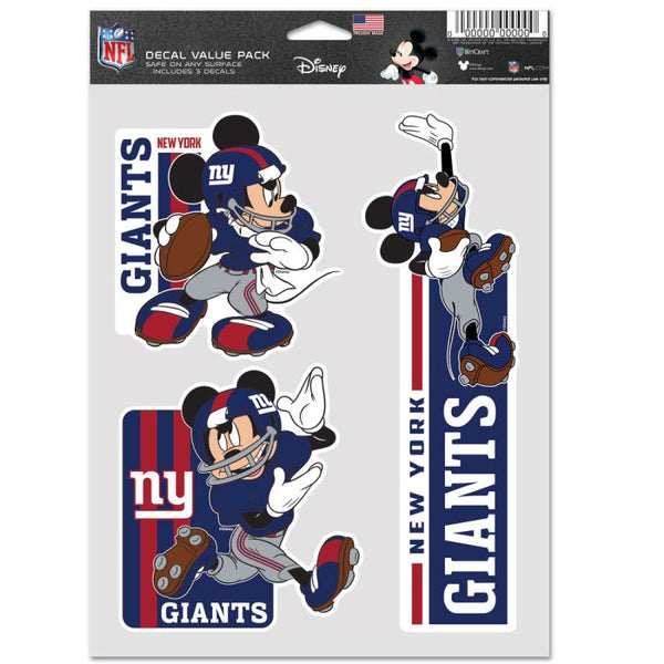 Wholesale-New York Giants / Disney Mickey Mouse Multi Use 3 Fan Pack