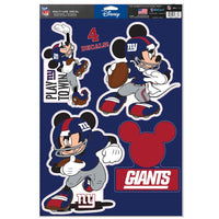 Wholesale-New York Giants / Disney Mickey Mouse Multi-Use Decal 11" x 17"