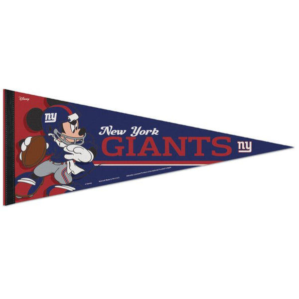 Wholesale-New York Giants / Disney Mickey Mouse Premium Pennant 12" x 30"