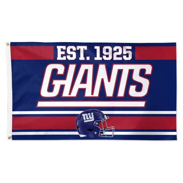 Wholesale-New York Giants Established Flag - Deluxe 3' X 5'