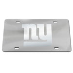 Wholesale-New York Giants FROSTED Acrylic Classic License Plates