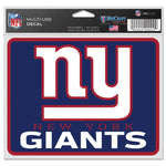Wholesale-New York Giants Fan Decals 5" x 6"