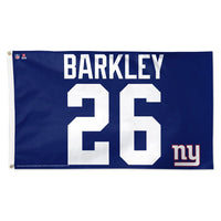 Wholesale-New York Giants Flag - Deluxe 3' X 5' Saquon Barkley