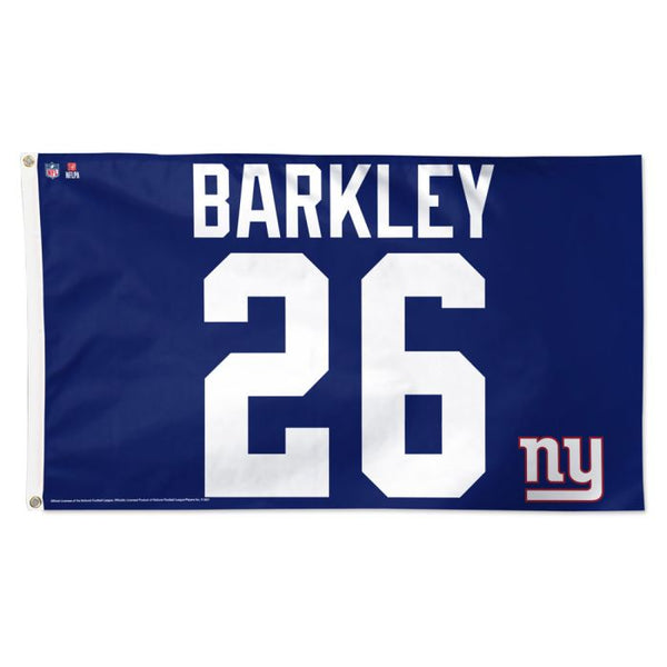 Wholesale-New York Giants Flag - Deluxe 3' X 5' Saquon Barkley