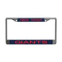 Wholesale-New York Giants GLITTER BACKGROUND Lic Plt Frame S/L Printed