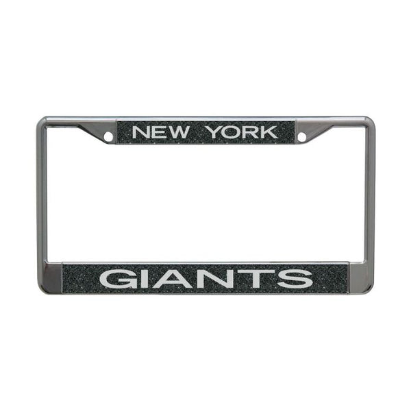 Wholesale-New York Giants GLITTER BACKGROUND Lic Plt Frame S/L Printed