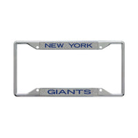 Wholesale-New York Giants GLITTER BACKGROUND Lic Plt Frame S/S Printed