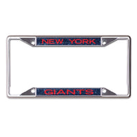 Wholesale-New York Giants GLITTER BACKGROUND Lic Plt Frame S/S Printed