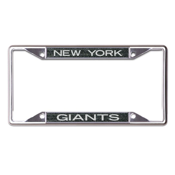 Wholesale-New York Giants GLITTER BACKGROUND Lic Plt Frame S/S Printed