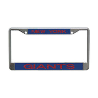 Wholesale-New York Giants GLITTER LETTERS Lic Plt Frame S/L Printed