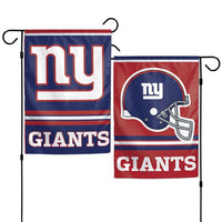 Wholesale-New York Giants Garden Flags 2 sided 12.5" x 18"