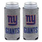 Wholesale-New York Giants Heather 12 oz Slim Can Cooler