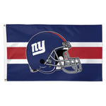 Wholesale-New York Giants Helmet Flag - Deluxe 3' X 5'