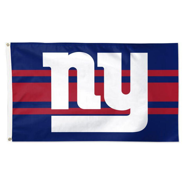 Wholesale-New York Giants Horiz. Stripes Flag - Deluxe 3' X 5'