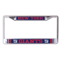 Wholesale-New York Giants JERSEY Lic Plt Frame S/L Printed