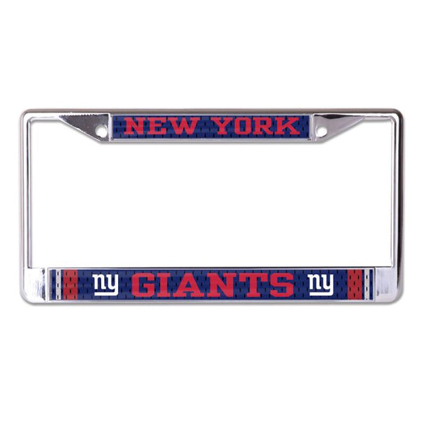 Wholesale-New York Giants JERSEY Lic Plt Frame S/L Printed