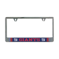 Wholesale-New York Giants Jersey Lic Plate Frame B/O Printed