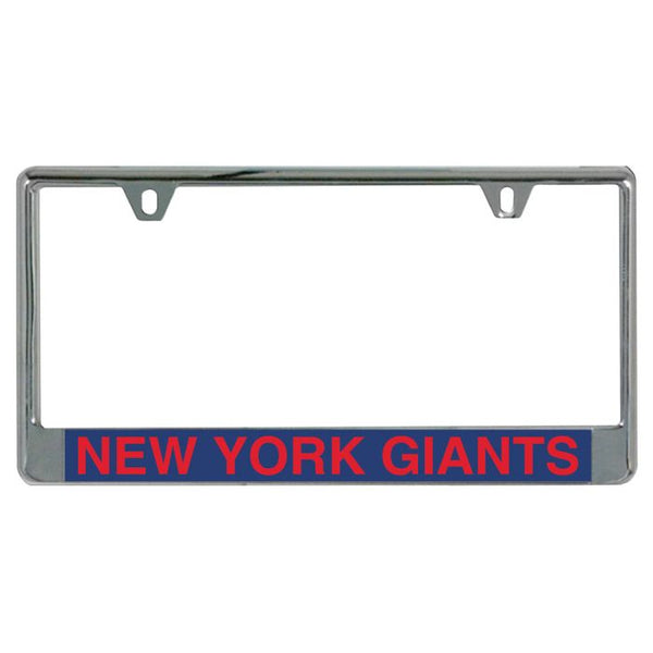 Wholesale-New York Giants Lic Plate Frame B/O Printed