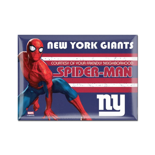 Wholesale-New York Giants / Marvel (C) 2021 Marvel Metal Magnet 2.5" x 3.5"