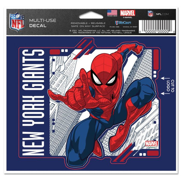 Wholesale-New York Giants / Marvel (C) 2021 Marvel Multi-Use Decal - cut to logo 5" x 6"