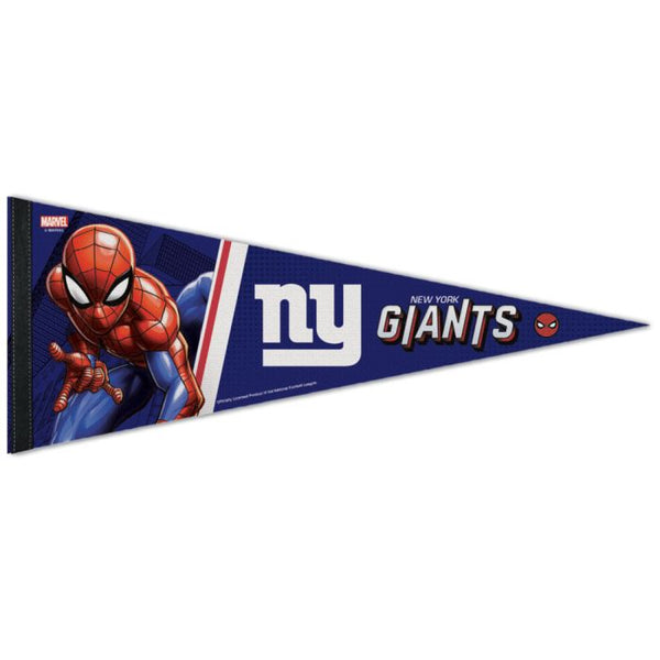 Wholesale-New York Giants / Marvel (C) 2021 Marvel Premium Pennant 12" x 30"