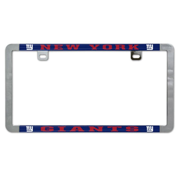 Wholesale-New York Giants Metal Lic. Plate Frame Slim