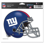 Wholesale-New York Giants Multi-Use Decal -Clear Bckrgd 5" x 6"