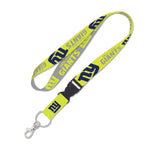 Wholesale-New York Giants NEON Lanyard w/detachable buckle 1"