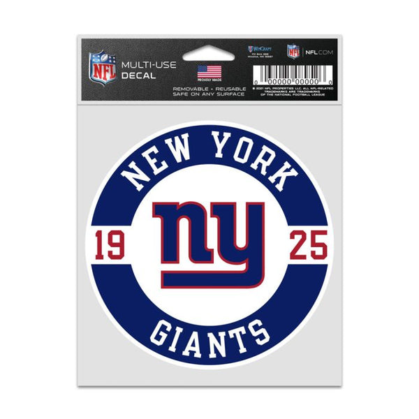 Wholesale-New York Giants Patch Fan Decals 3.75" x 5"
