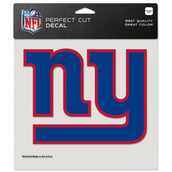 Wholesale-New York Giants Perfect Cut Color Decal 8" x 8"