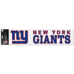 Wholesale-New York Giants Perfect Cut Decals 4" x 17"