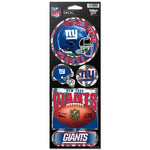 Wholesale-New York Giants Prismatic Decal 4" x 11"