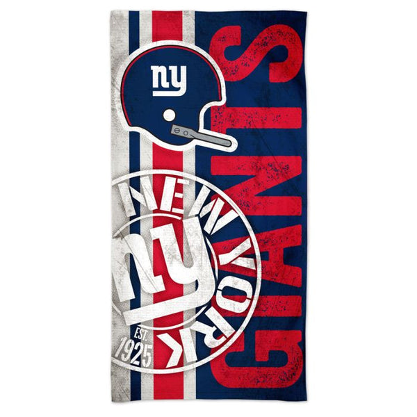 Wholesale-New York Giants Retro Spectra Beach Towel 30" x 60"